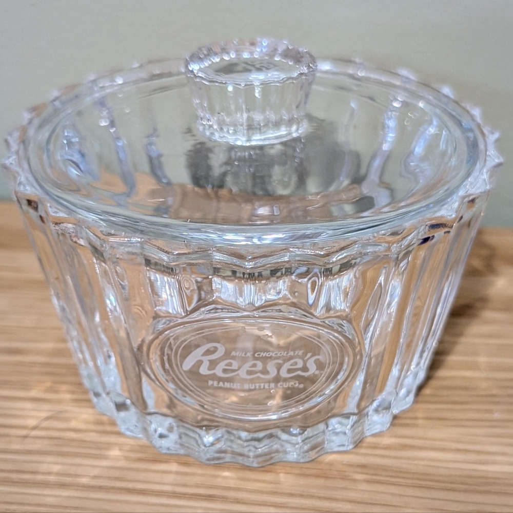 Reese's Glass Candy Jar